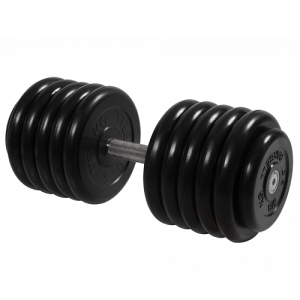 Гантель неразборная с вращающейся ручкой профи 56кг MB-FdbM-B56 MB Barbell