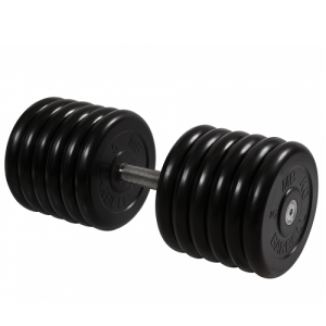 Гантель неразборная с вращающейся ручкой профи 61кг MB-FdbM-B61 MB Barbell
