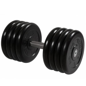 Гантель неразборная с вращающейся ручкой профи 41кг MB-FdbM-B41 MB Barbell