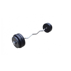 Штанга разборная черная W-образная d=50 152,2 кг MB-BW50-152,2-1270 MB Barbell