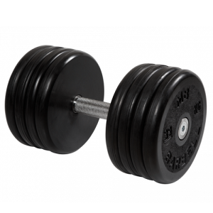 Гантель неразборная с вращающейся ручкой классик 39кг MB-FdbEM-B39 MB Barbell