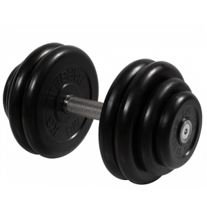 Гантель неразборная с вращающейся ручкой профи 28,5кг MB-FdbM-B28,5 MB Barbell
