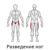 Уличный тренажер Разведение ног с изменяемой нагрузкой S404 IronKing