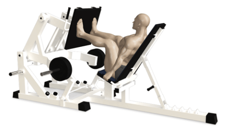 Жим ногами на свободных весах MB 4.07 MB Barbell